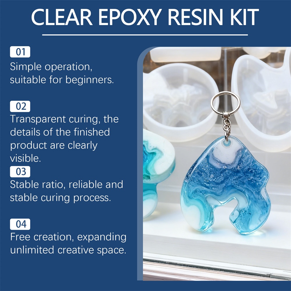 DIY Crystals Clear Epoxys Resi - огляд і ціна Resin Kit Cast