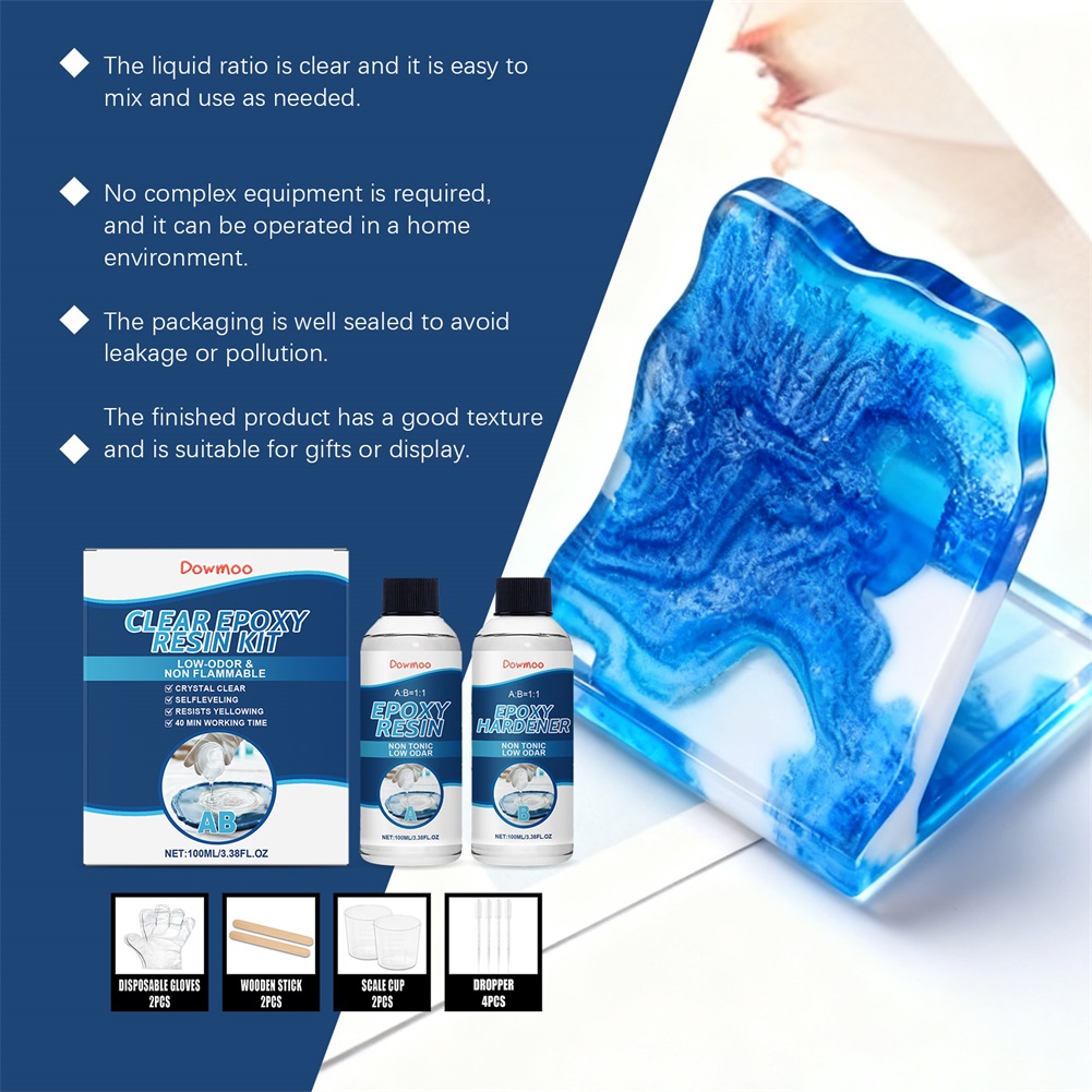 DIY Crystals Clear Epoxys Resi - огляд і ціна Resin Kit Cast
