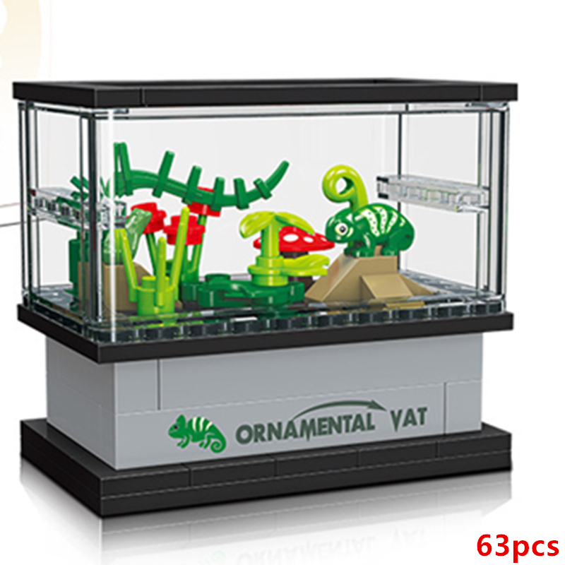 DIY Fish Tank Aquarium Turtle  - огляд і ціна Model Kit Lizard