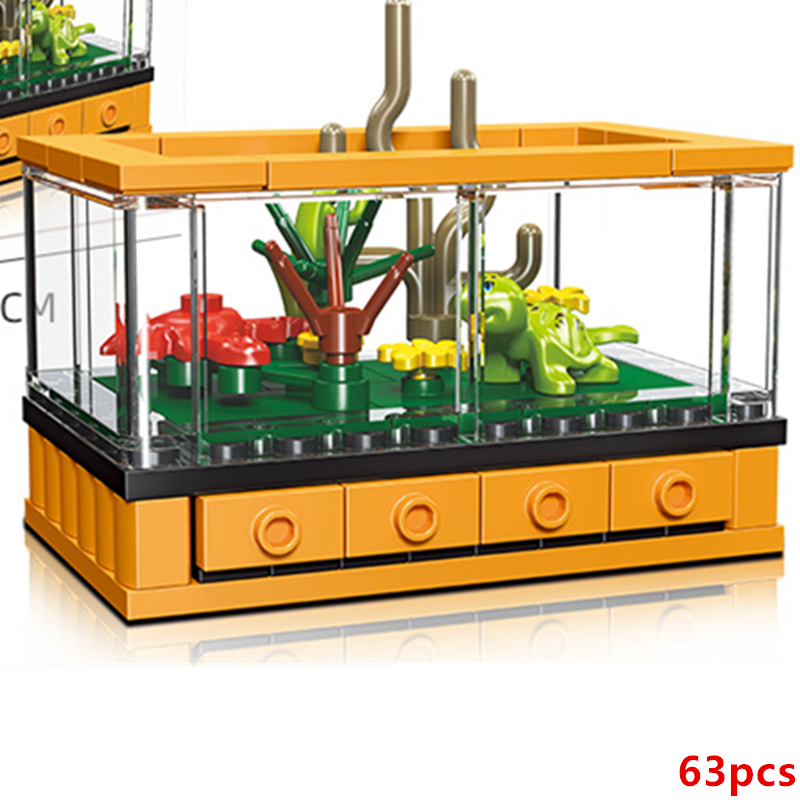 DIY Fish Tank Aquarium Turtle  - огляд і ціна Model Kit Lizard