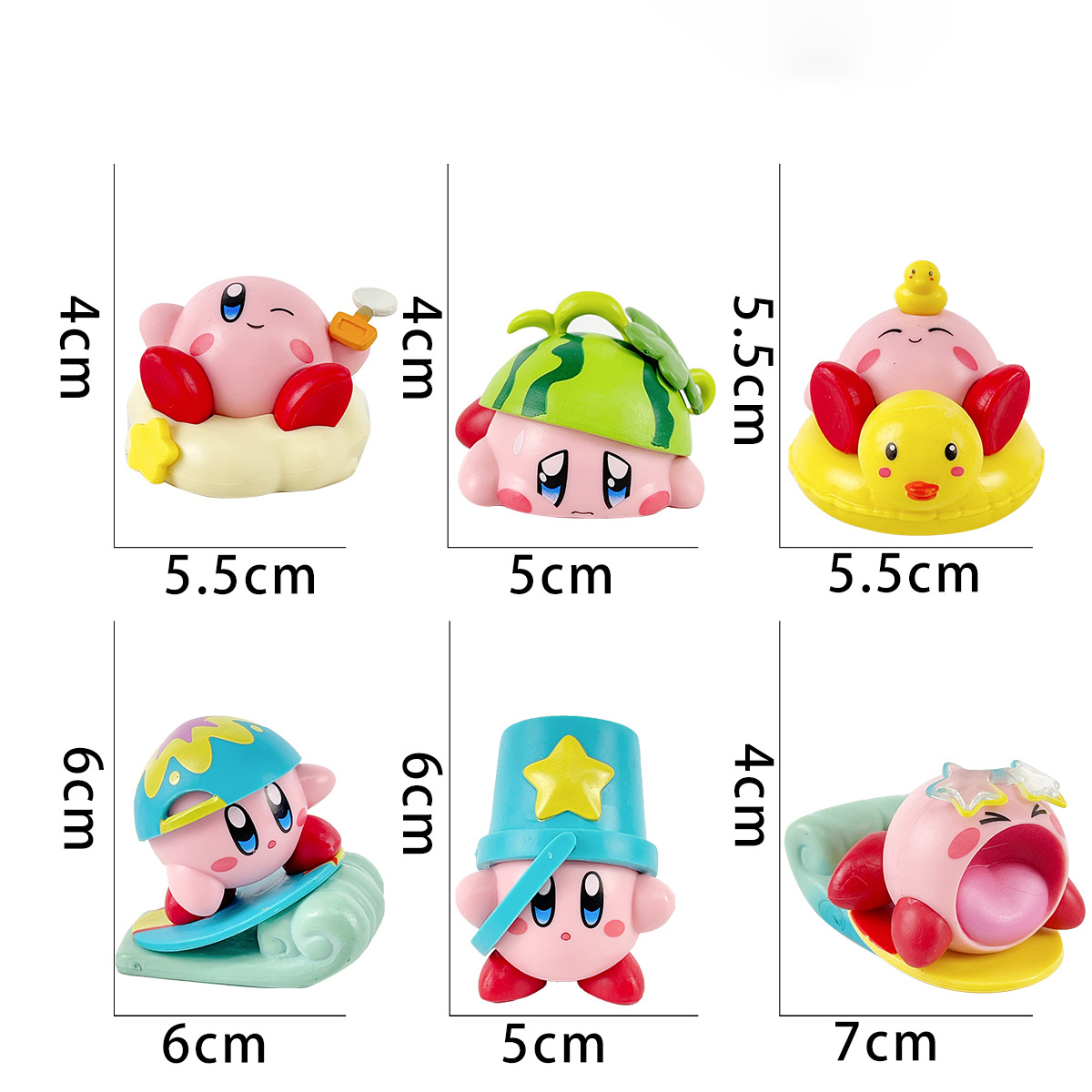 new 8Pcs/Set Games Star Kirby  - огляд і ціна Model Kit Kirby