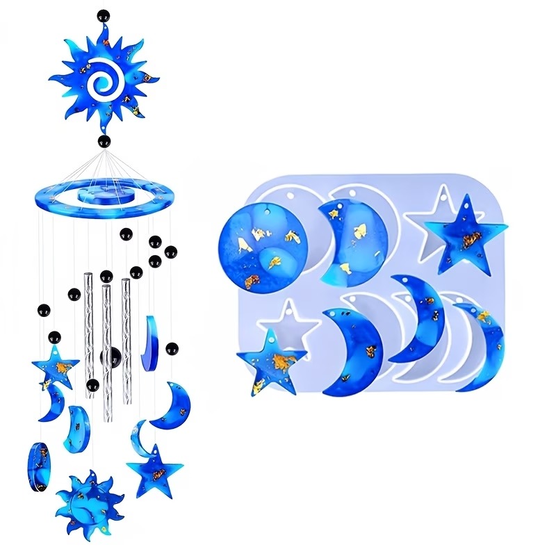 Top Quality 1Pc Sun Moon Star  - огляд і ціна Resin Kit Cast