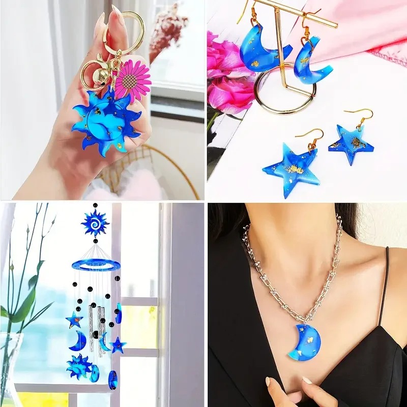 Top Quality 1Pc Sun Moon Star  - огляд і ціна Resin Kit Cast