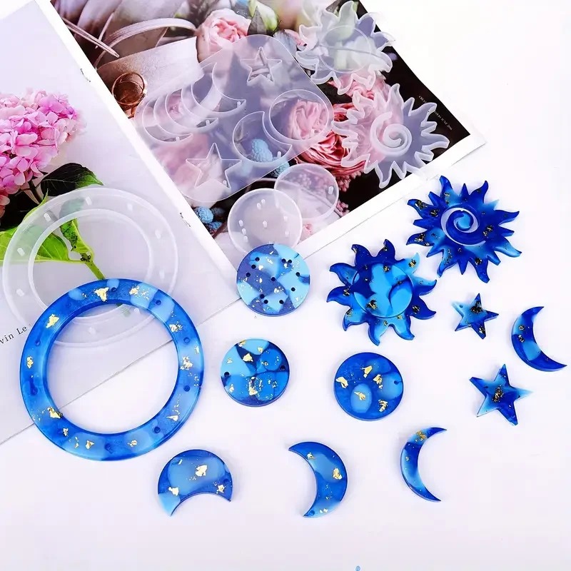 Top Quality 1Pc Sun Moon Star  - огляд і ціна Resin Kit Cast