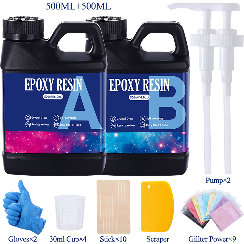Fast Curing 1:1 Crystal Clear  - огляд і ціна Resin Kit Cast
