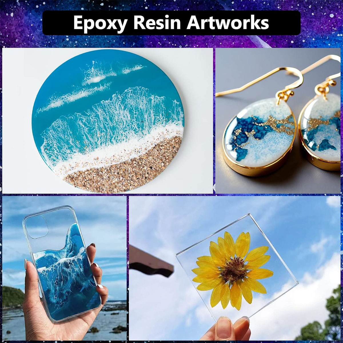 1000ml Crystal Clear Epoxy Res - огляд і ціна Resin Kit Cast