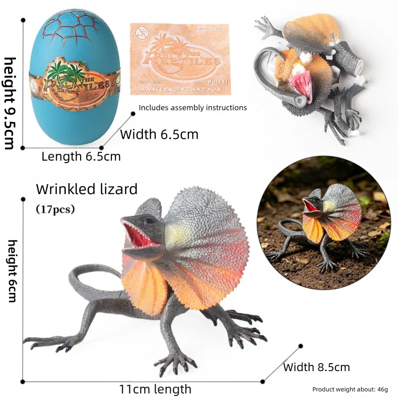 Oenux 4D Assembly Insect Repti - огляд і ціна Model Kit Lizard
