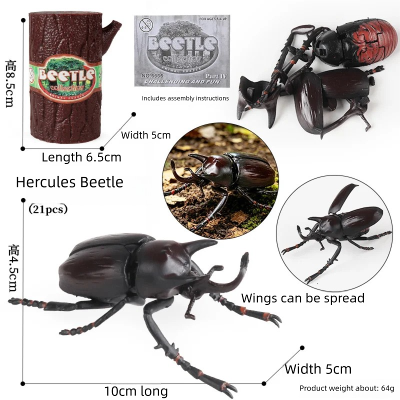 Oenux 4D Assembly Insect Repti - огляд і ціна Model Kit Lizard